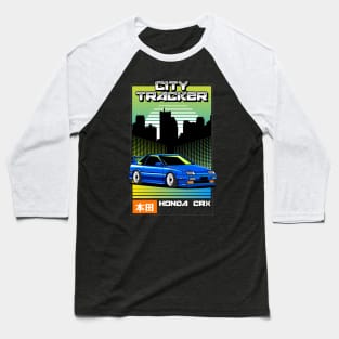 Vintage Honda CRX Baseball T-Shirt